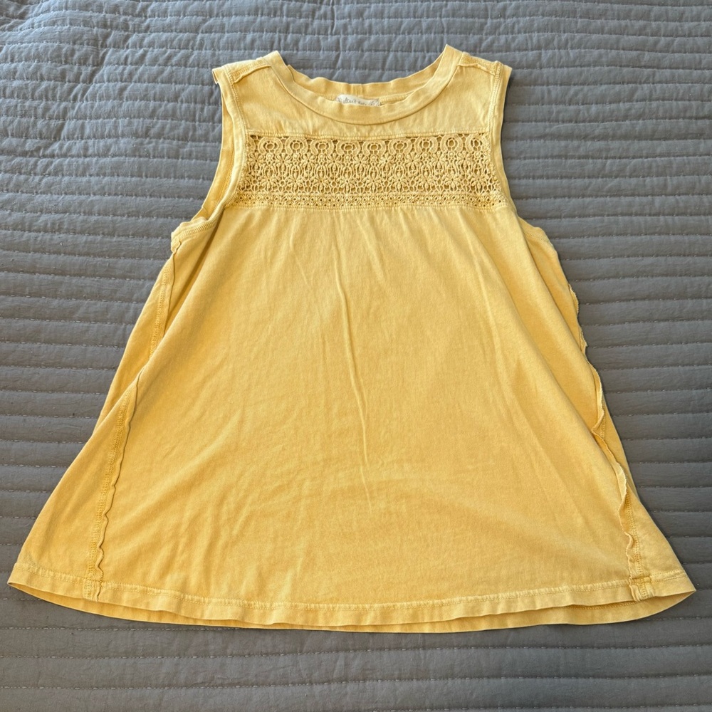 Alter’d State tank top with crocheted accent